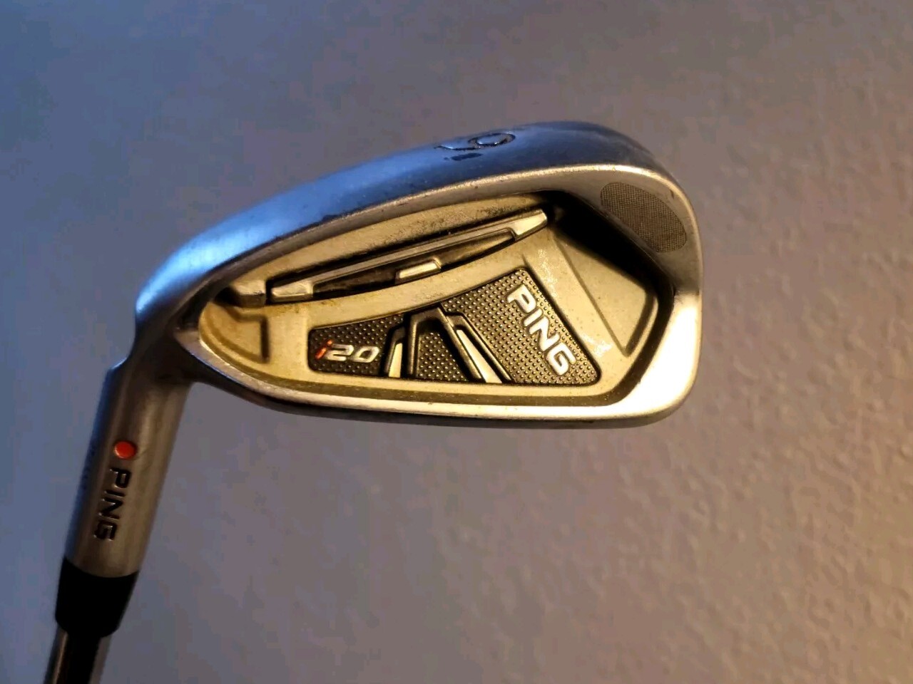 レフティ　Ping i20 ８本セット Ping i20 8 Iron Black Dot Recoil 65 F2 Senior Flex RH 36.25