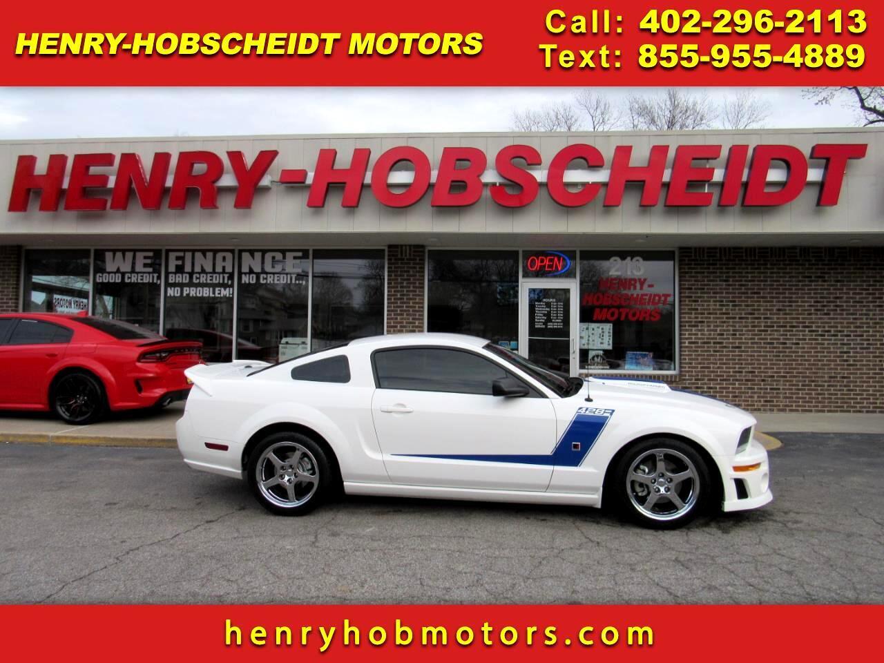 White/Blue 2008 Ford Mustang Roush 428R Only 10,400 Miles