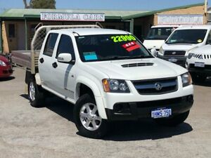 2011 Holden Colorado RC MY11 LX Crew Cab White 5 Speed Manual Utility Wangara Wanneroo Area Preview