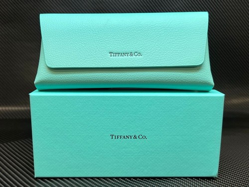 Pre-owned Tiffany & Co . Tf4175b 80554u Black Blue Grad Polarized Women's 55 Mm Sunglasses