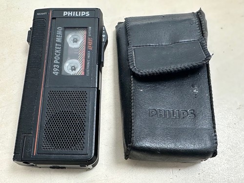 Philips Pocket Memo 493 Handheld Dictaphone Voice Recorder Portable