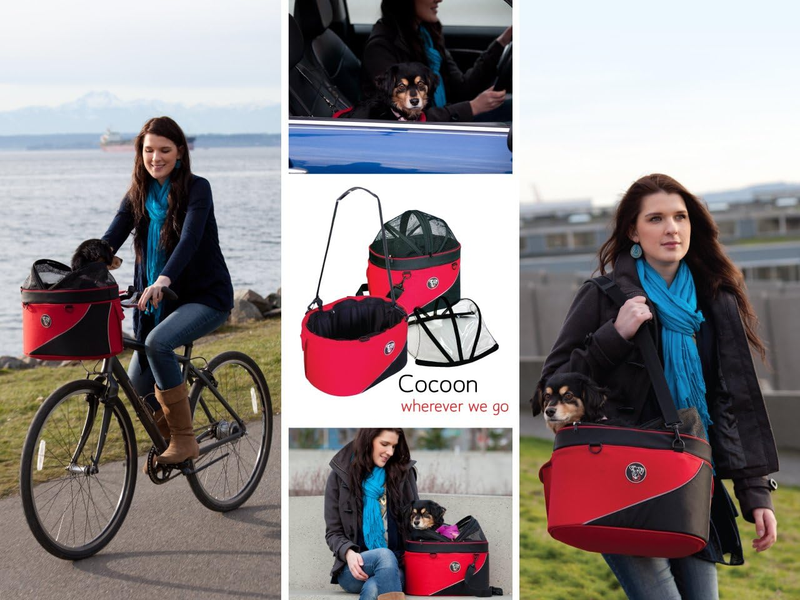 Cocoon XL Bicycle Basket on Britch Rack for Front or Rear Connection