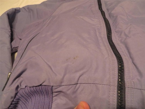 PATAGONIA Girls Purple Shelled Synchilla Fleece Jacket Youth 7/8 Kids Small Coat