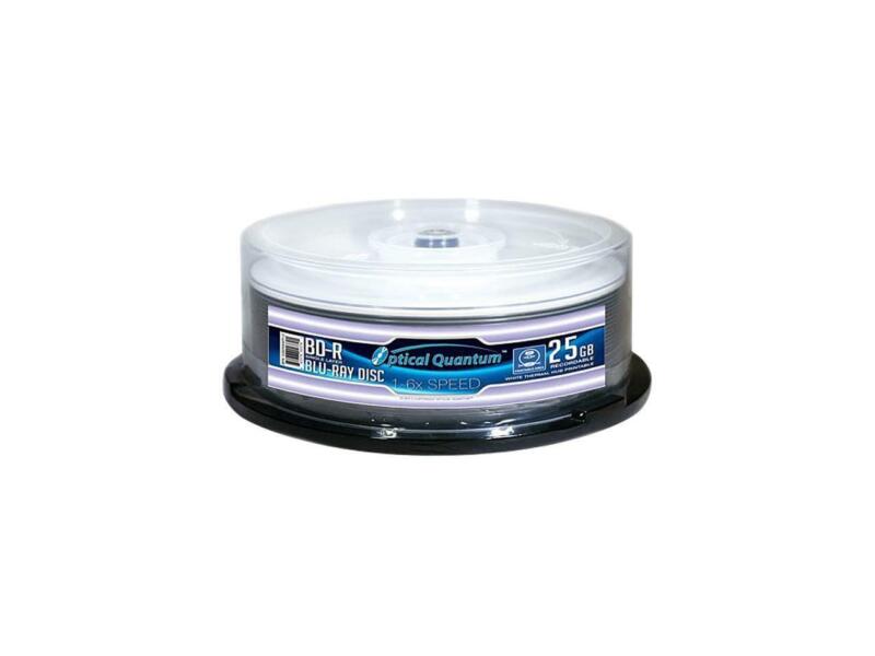Optical Quantum 25gb 6x Bd-r White Thermal Printable 25 Packs Blu-ray Disc Model