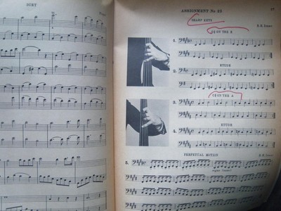 1966 Mel Bay String Method / Bass / Book 2  Burton Isaac Songbook Music