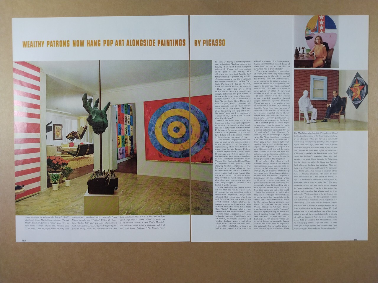 アート・デザイン・音楽 Robert & Ethel Scull At Acquavella, Art From Robert and Ethel Scull's Collection