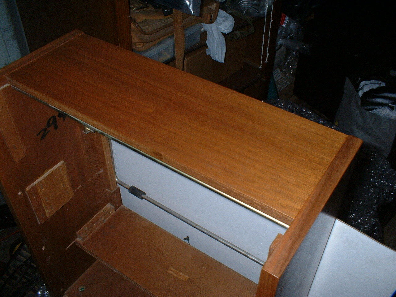 TEAC? Wooden Cabinet Case FOR PARTS