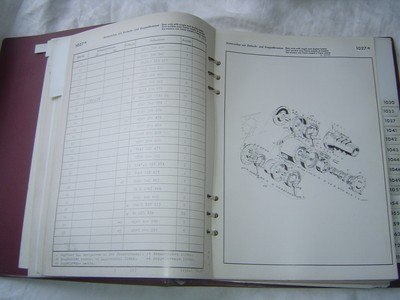 Deutz D50 D55 D5505 diesel schlepper tractor parts catalog manual book