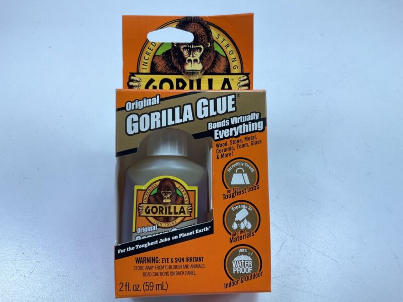 Gorilla 50002 Original Glue, 2 Oz, Brown