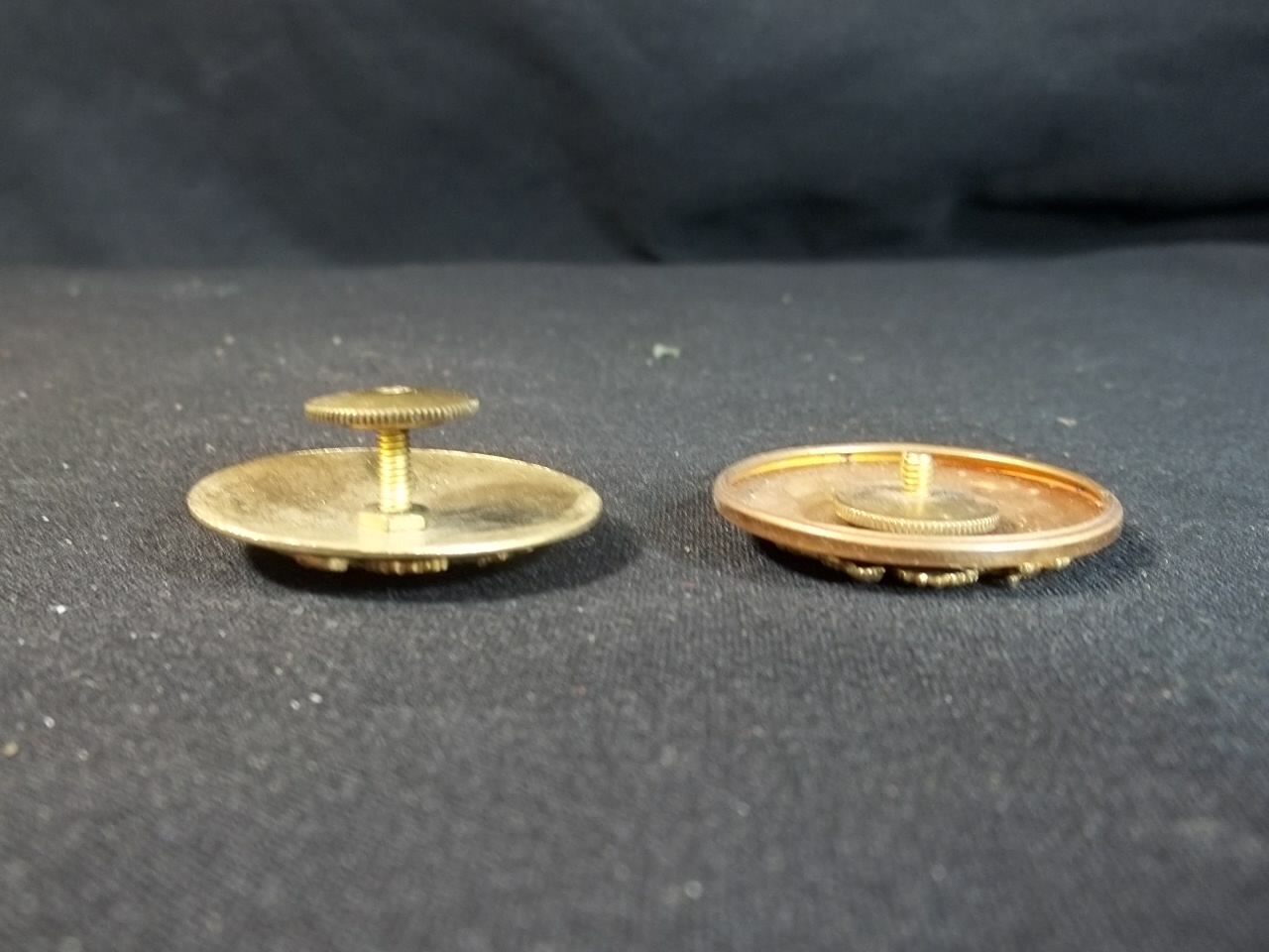 US Army Golden Eagle Insignia Hat Pin Lot of 2