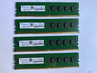 ADATA 32GB (8GB x4) - AO2P24HC8T1-BTBS PC4-19200 DDR4-2400MHz 288-Pin DIMM 1RX8 