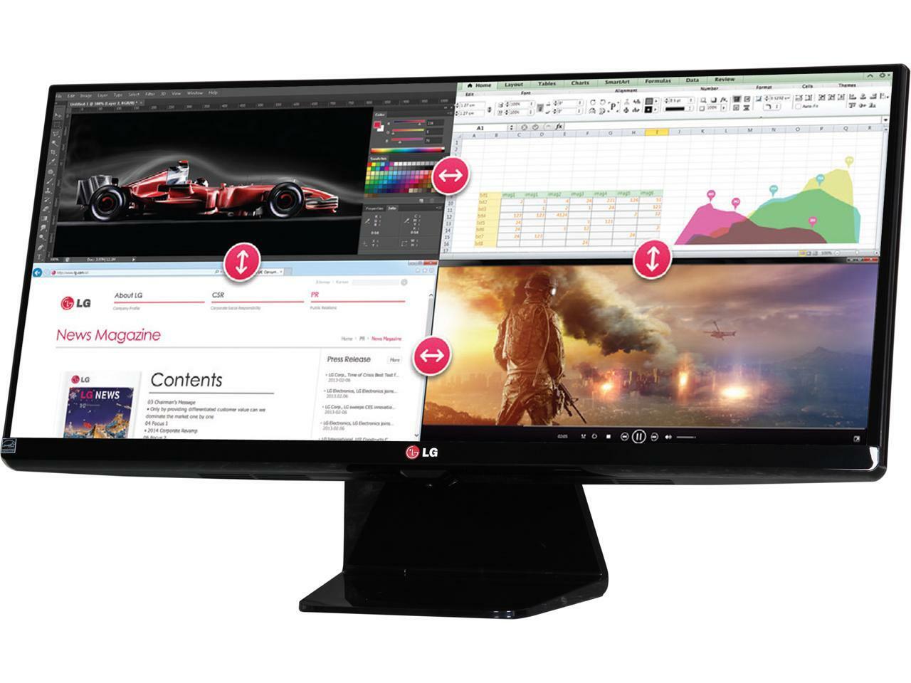 LG ウルトラワイドモニター29インチ LG 29UM65-P LG ウルトラワイド