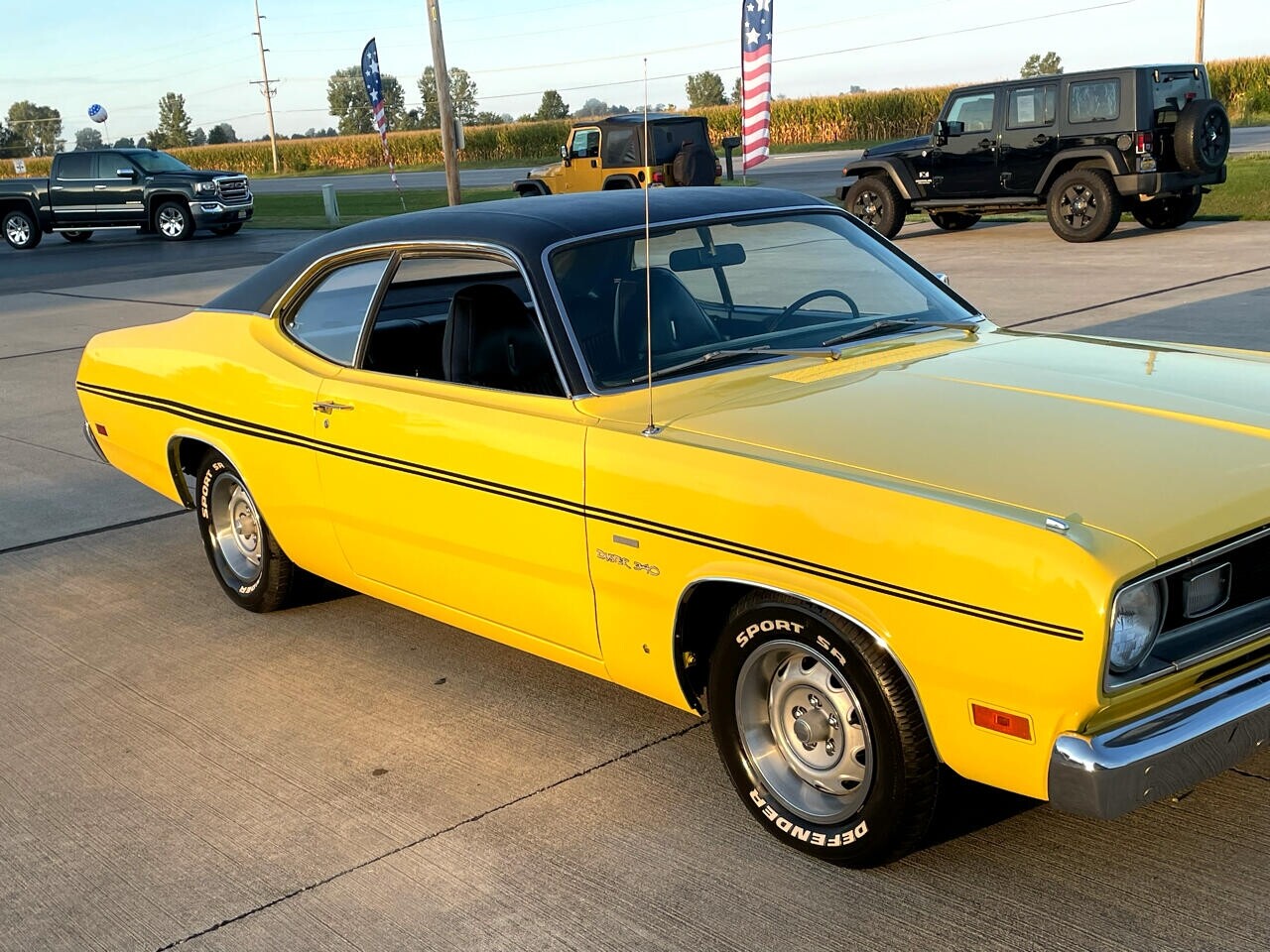 1970 Plymouth Duster 2door 340 41,943 Miles Yellow American Muscle Car