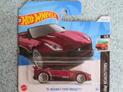 Hot Wheels H4L 116 2015 JAGUAR F-TYPE PROJECT 7 burgandy 2024 116/250 L Case