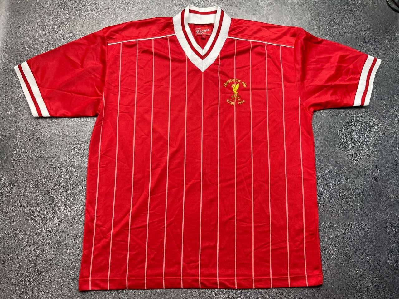 リバプールfc European Cup Final Rome 1984 Liverpool European Cup Final Rome 1984 Replica Football