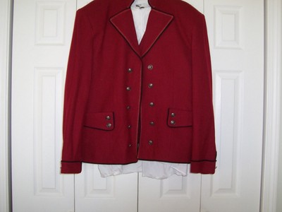 SMALL/MEDIUM EU50 ADULT MENS NORWEGIAN BUNAD   HANDSOME DEEP RED FROM NORWAY