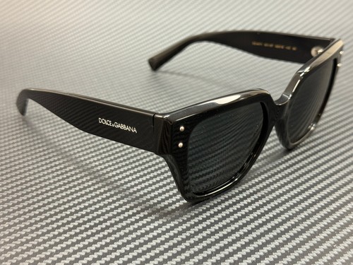 Pre-owned Dolce & Gabbana Dg4471 501 87 Black Grey Women's 52 Mm Sunglasses In Gray
