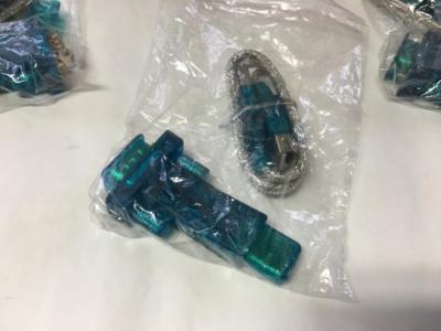 LOT OF 10 X NEW DTECH DT-5001 USB TO RS232 SERIAL 9 PIN DB9 ADAPTER W/ EXTENSION