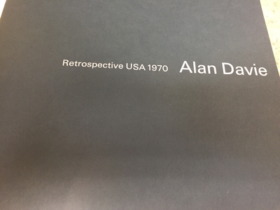 Alan Davie 1970 Art Catalogue