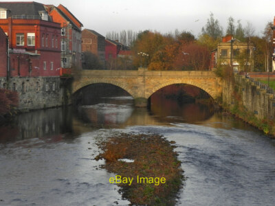 Photo 6x4 River Irwell Radcliffe Bridge Looking upstream from Pilkington  c2011