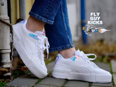 WMNS Puma Cali Sport Holograph Glow Iridescent Purple Heather 373083-01 Sneaker