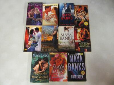 BIG Lot (11) MAYA BANKS Romance Books HARLEQUIN The Bride HIGHLANDER MOST WANTED