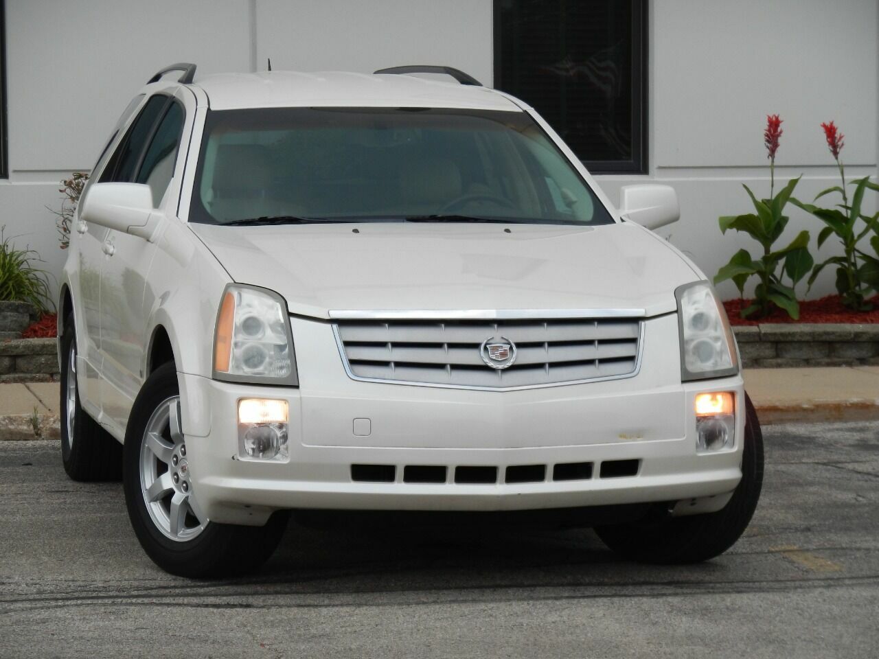 2008 Cadillac Srx V6 4dr Suv 77854 Miles White Suv 3.6l V6 Automatic 5