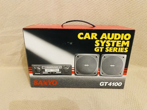 New SANYO GT4100 Car AM/FM Radio Cassette Stereo Old-School