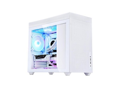 SAMA Tempered Glass Micro ATX Mid Tower PC Case, Type-C USB3.0*2, 1*120mm fan