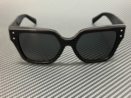 Pre-owned Dolce & Gabbana Dg4471 501 87 Black Grey Women's 52 Mm Sunglasses In Gray