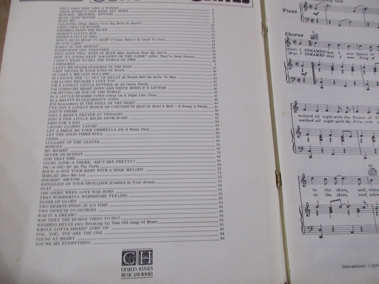 Warock Book 62 Most Fabulous Song Favorites   vintage