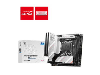 MSI MPG B760I EDGE WIFI LGA 1700 DDR5 Mini ITX Motherboard SATA 6Gb/s
