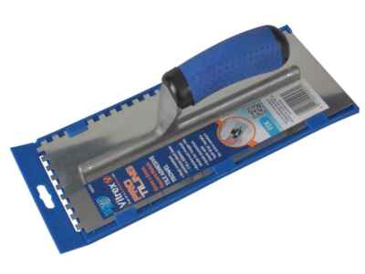 NEW VITREX 11'' Stainless Steel 6mm Square Notch/Notched Adhesive Tile Trowel