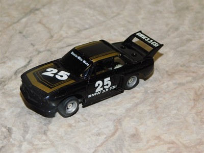 Vintage Original Black/Gold Tyco BMW 3.5 Turbo Slot Car Racer
