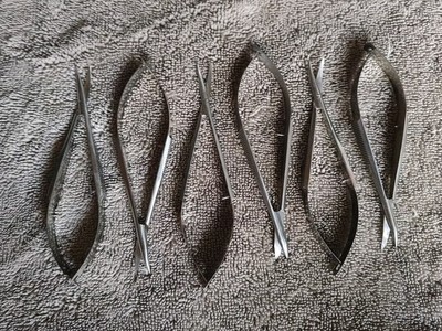 Castroviejo Scissors Ophthalmic Surgical Instruments Curved 4.5'' See Description