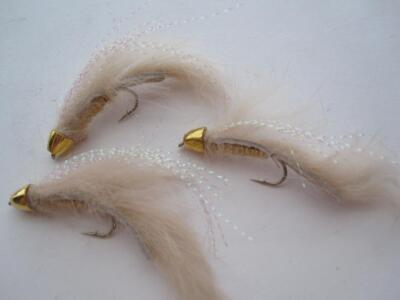 3 EA D18-2 CONE HEAD  ZONKER'S FLASH'S (COLOR/SIZES), STREAMERS