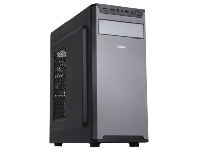 Sama Jazovo Black ATX Mid Tower Computer PC Case 3 x120mm Fans - USB 3.0