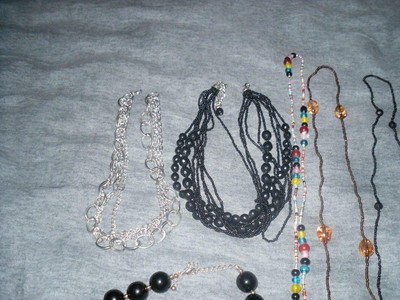 23 Lot Necklace Bracelet Watch Bands Silver Jewelery Gold Boho Red Beads Jewelry