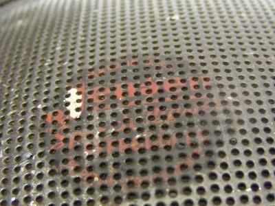 Vtg Jensen Bullet Metal Cast Iron Speaker Working