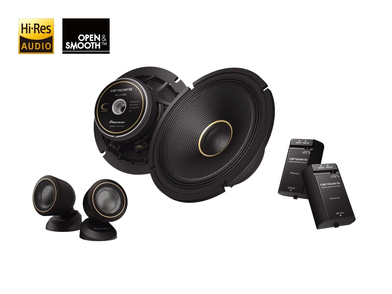 新品未開封 Pioneer carrozzeria TS-C1740S 2way PIONEER Carrozzeria TS-C1740S 17cm Custom Fit Speaker