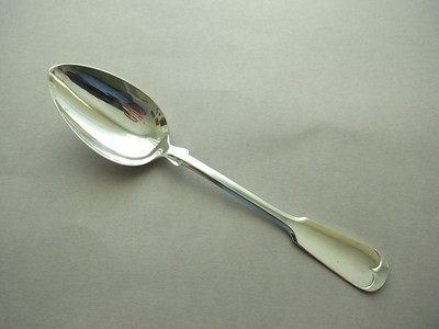 WMF Augsburger Faden Modell H Tafellöffel , Straußenmarke 40 Silber 20,5 cm 