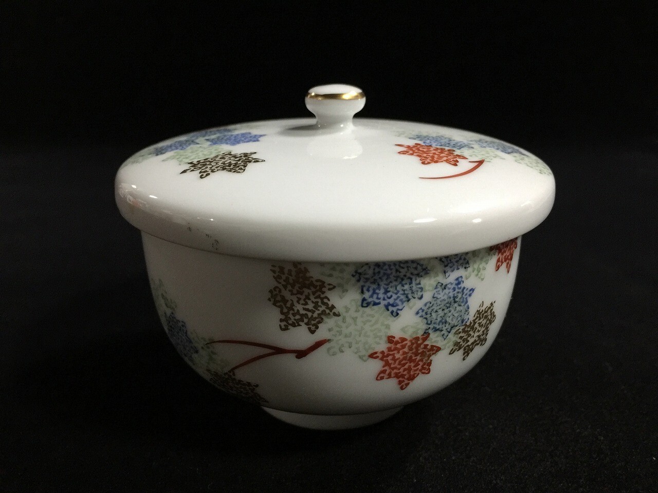 N1244 / Pottery / Tea Cup YUNOMI / Signed FUKAGAWA Ware