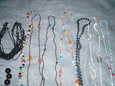 23 Lot Necklace Bracelet Watch Bands Silver Jewelery Gold Boho Red Beads Jewelry