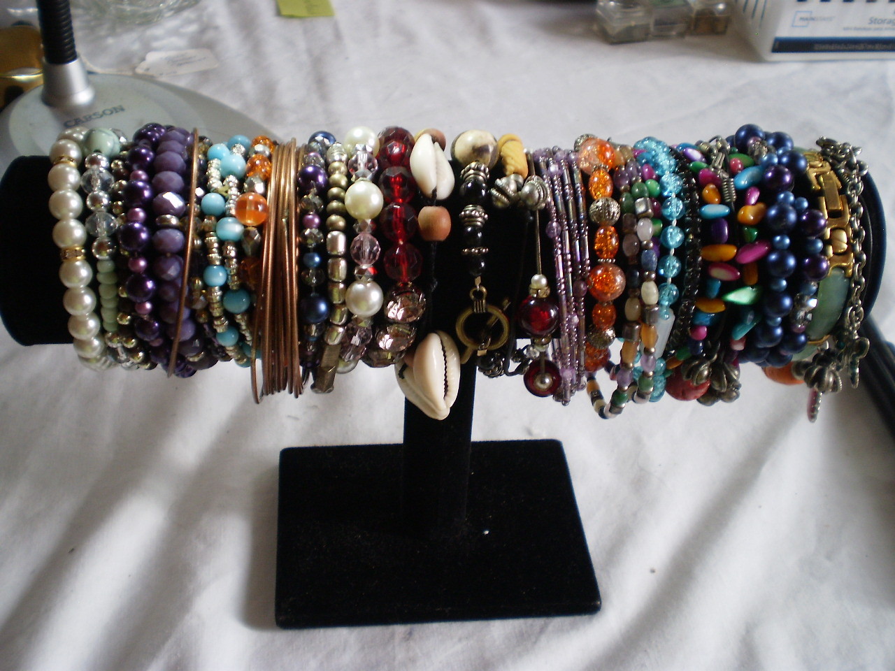 Lot of 39 FASHION BRACELETS AND 9 COPPER RINGS MIX
