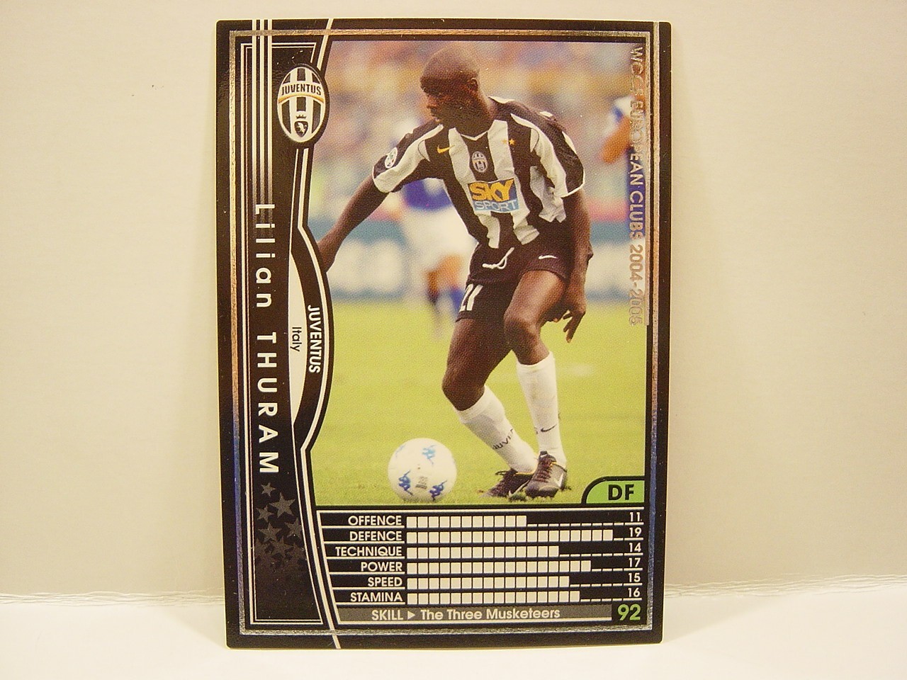 実着用 サイン入りユベントス トゥラム THURAM 21番 Panini WCCF