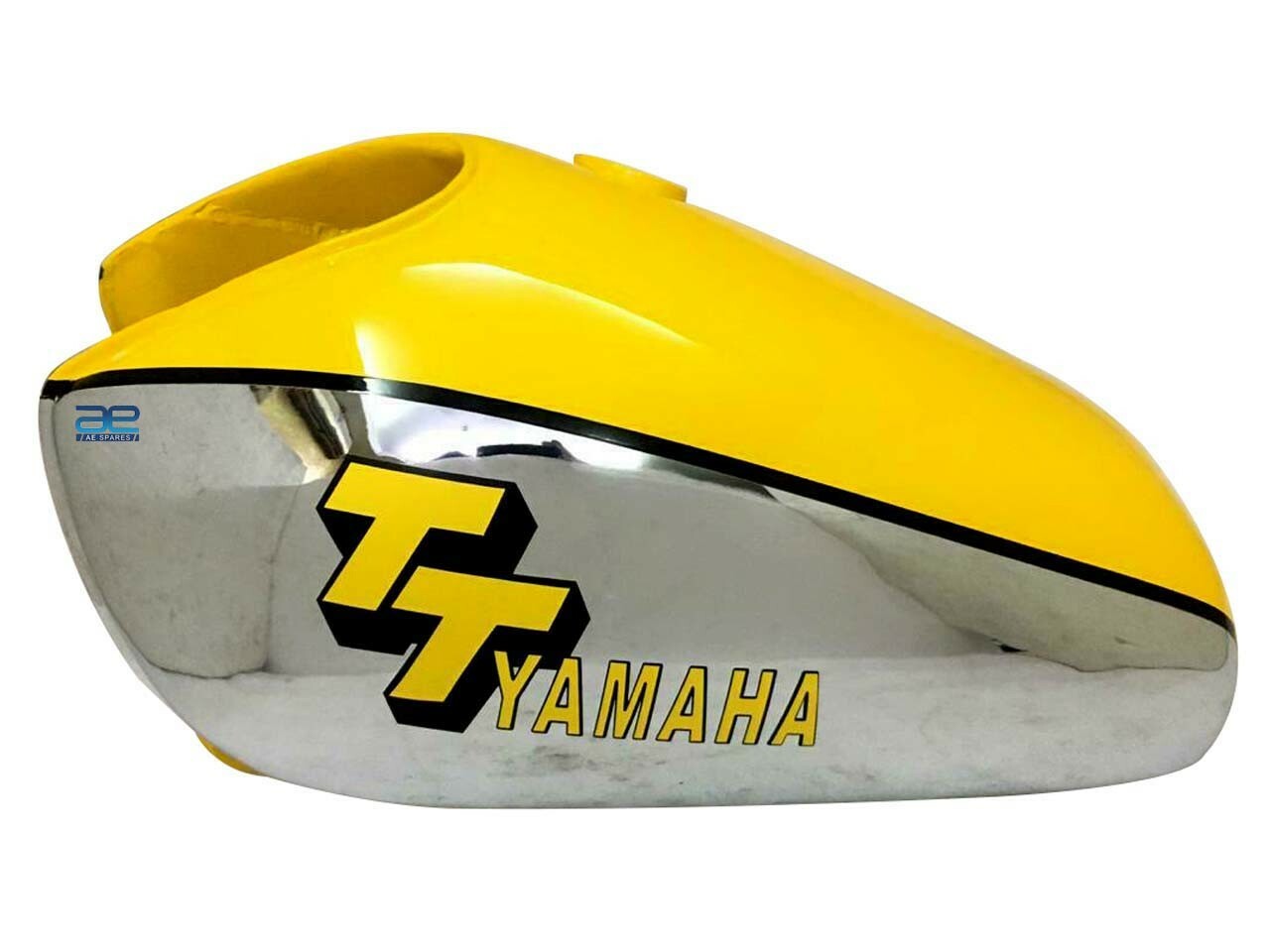 YAMAHA XT TT 500 YELLOW PAINTED PETROL FUEL GAS TANK STEEL 1977  