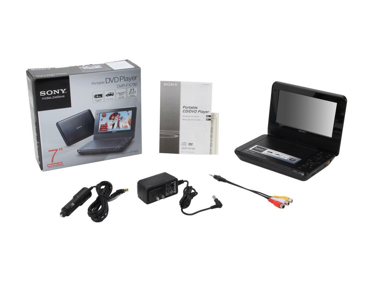 SONY DVP-FX780 幼い ポータブルDVDプレイヤー SONY DVP-FX780 幼い ポータブルDVDプレイヤー