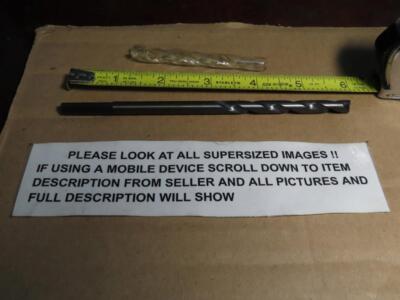 1 HP USA  SOLID CARBIDE .2650 EXTENDED LENGTH 6'' AIRCRAFT DRILL BIT NEW 160°