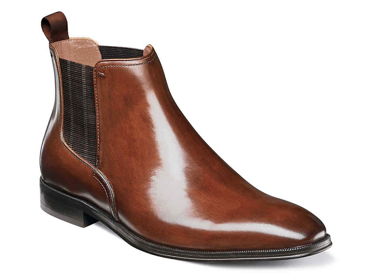 Ботинки Florsheim BELFAST GORE BT Mens Cognac Leather 14208-221 без шнурков