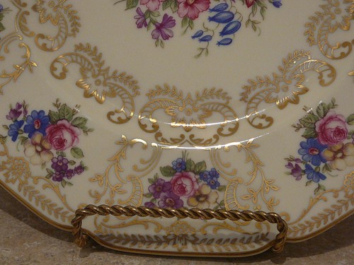 S20 VINTAGE HEINRICH H&C SELB BAVARIA FINE CHINA PORCELAIN DINNER PLATES (12)